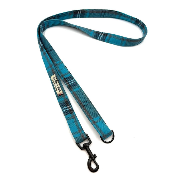 Barkley &amp; Fetch - Turquoise &amp; Grey Lead
