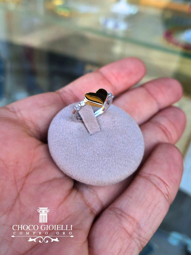 Cuore e Zirconi - Argento 925