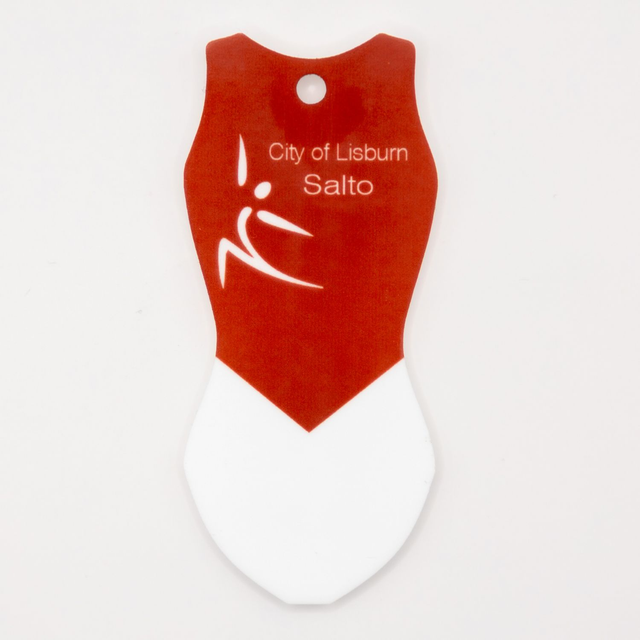 Gymnastics Club Keyring -  City of Lisburn Salto National Gym Centre