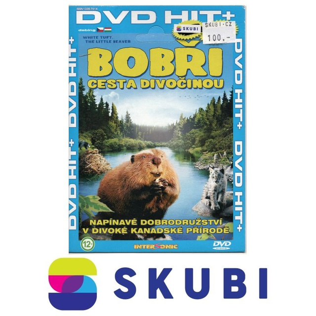 DVD Bobři - cesta divočinou / Mèche Blanche, les aventures du petit castor - česky, francouzsky, maďarsky