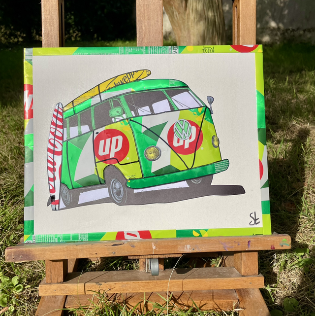 Tableau Combi van vintage 