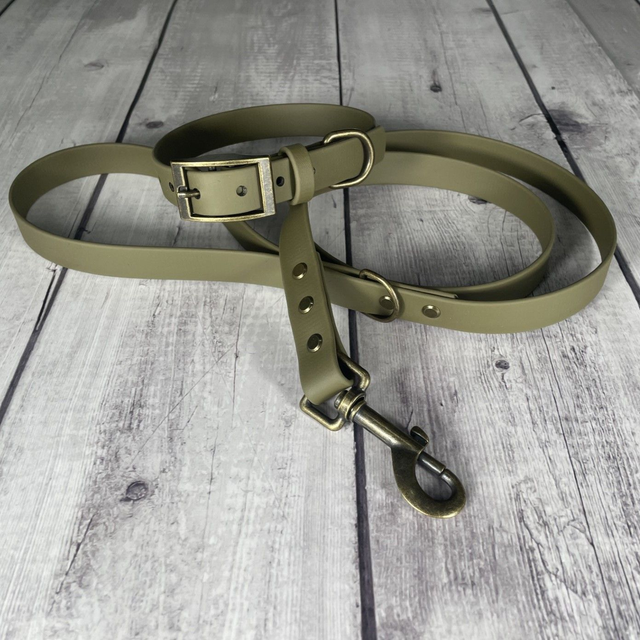 Olive Waterproof BioThane® Collar