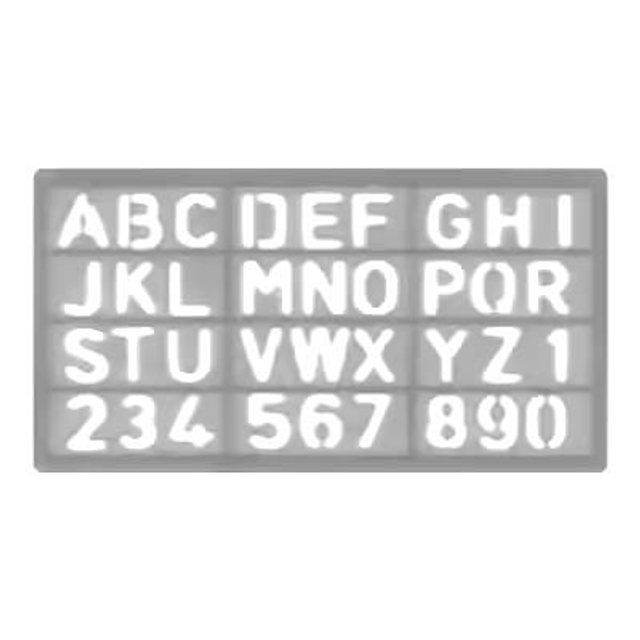 Trace-lettres SIGN 30 mm coloris translucide