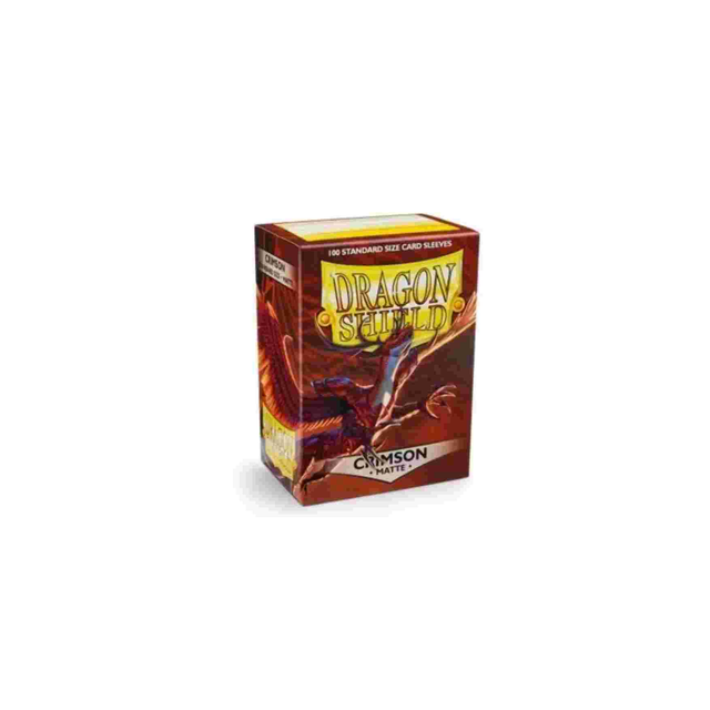 Dragon Shield Matte 100 Sleeves - Crimson