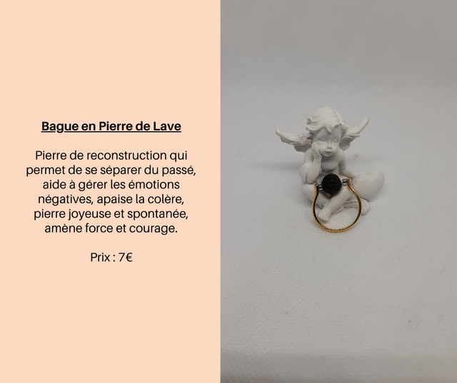 143- Bague en Pierre de Lave