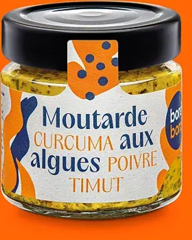 Moutarde curcuma algues