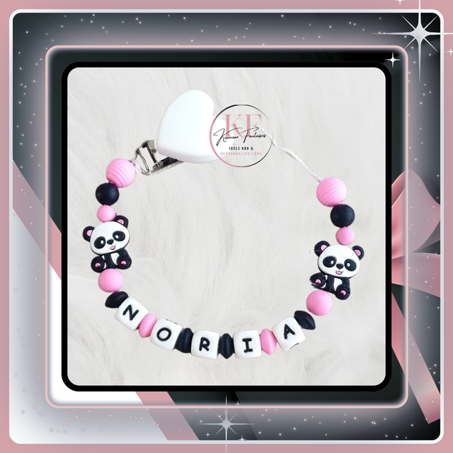 Attache-tétine Panda