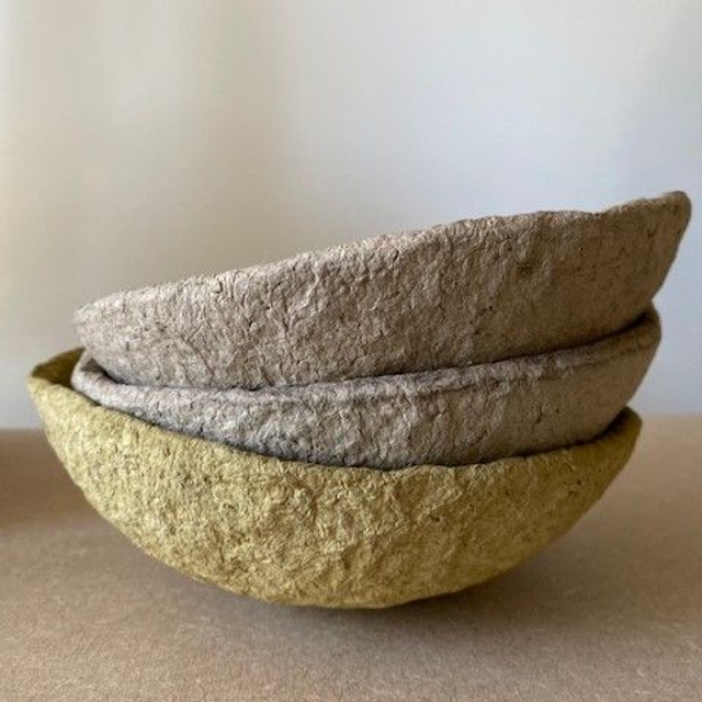 Coupelles vide-poches en papier mâché