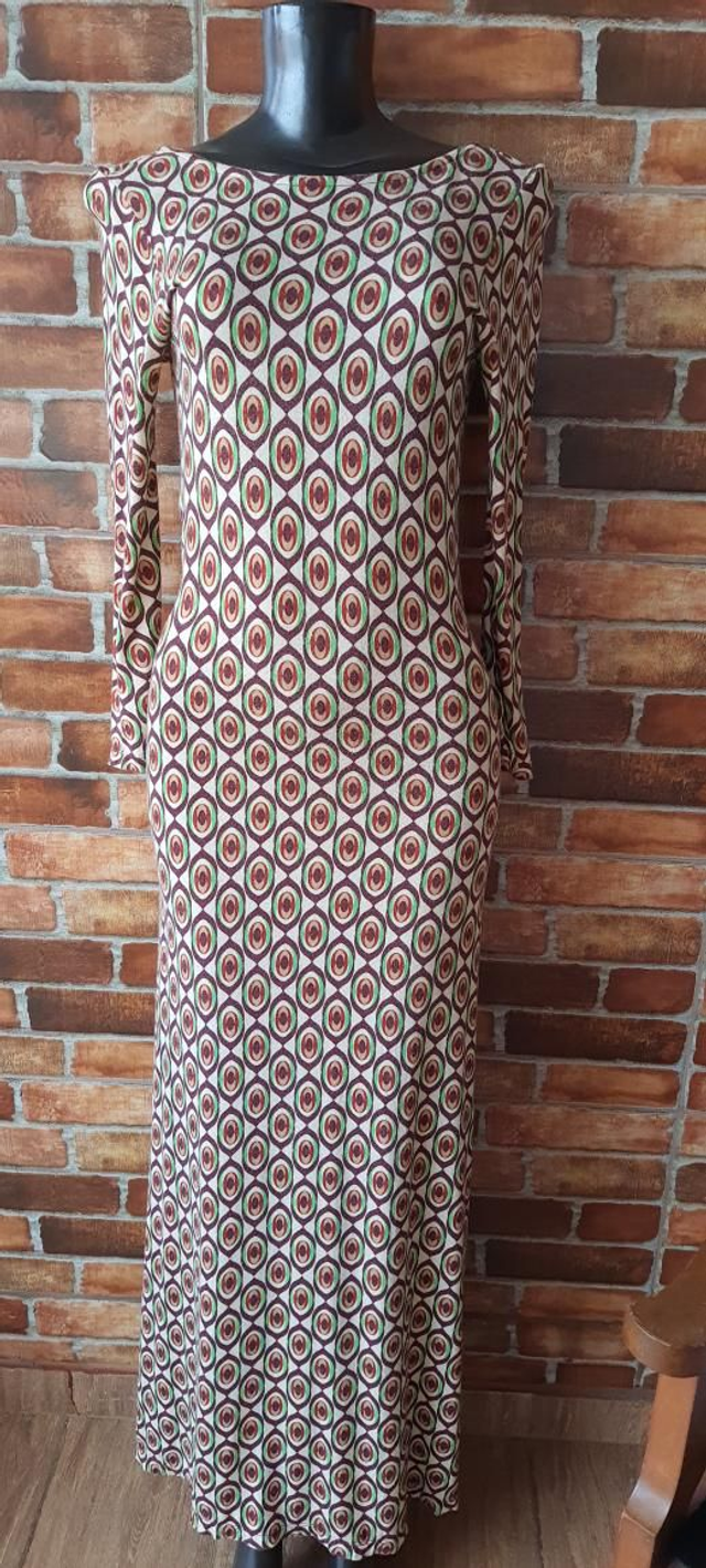 Vestido Longo Estampado T/02-38