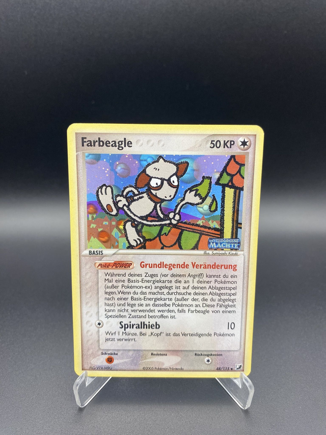 Farbeagle (48/115) Verborgene Mächte - Near Mint - DE - Reverse Holo mit Stamp