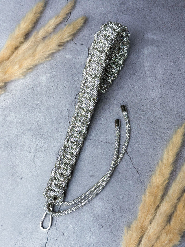 Bag Strap Luxe | silber | Strass | Taschengurt 