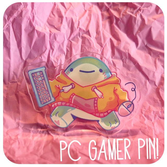 Gamer Shark pin 