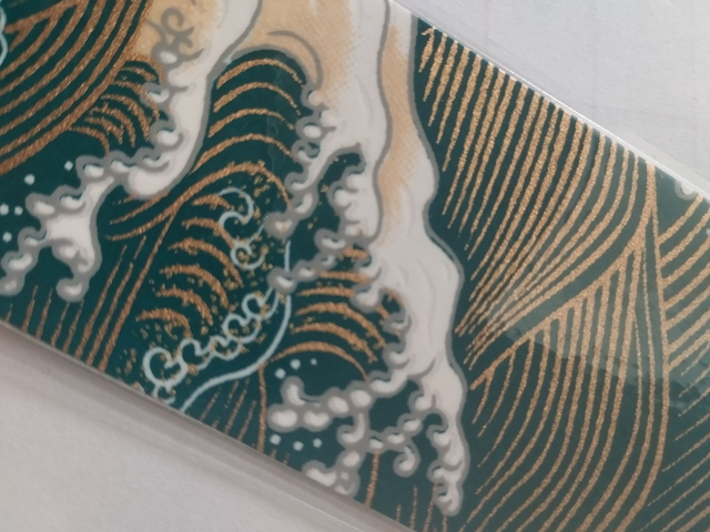 Marque-page en papier japonais – Élégance, couleur et poésie