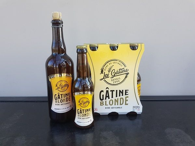 pack de 3 bières blonde &quot;La Gâtine&quot; 33 cl