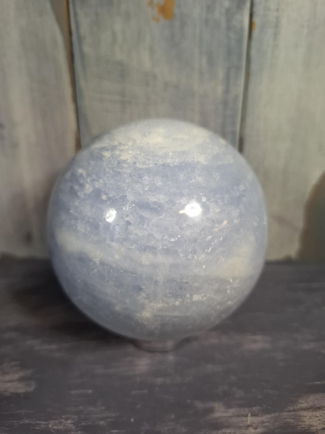 Blue Calcite Sphere 