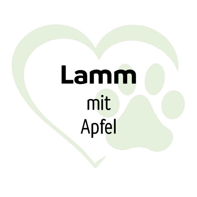 Dose Lamm mit Apfel