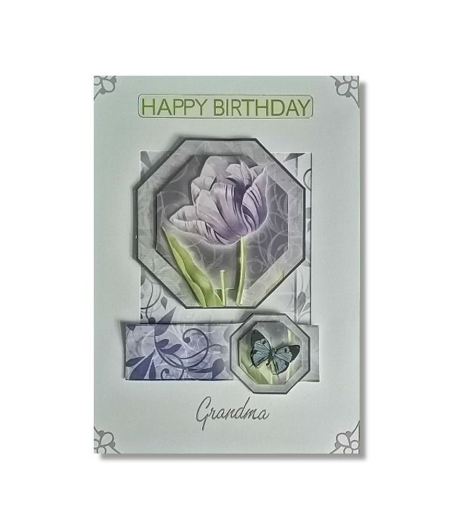 Happy Birthday - Name - Grandma 