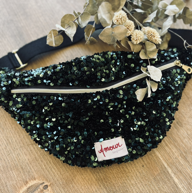 Banane sequins vert