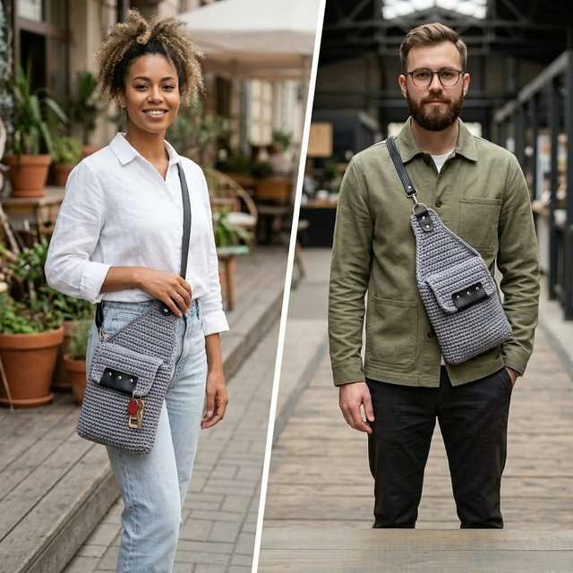 kvačkana torbica Urban Crossbody