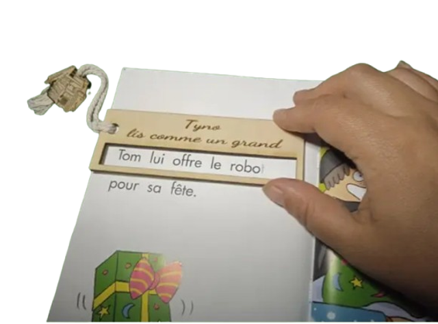 Aide-Lecture / Marque-page Personnalisé – Le Compagnon des Petits Explorateurs de Livres
