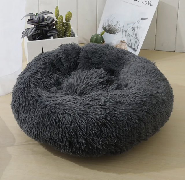 Soft Calming Donut Bed - Premium Quality For Dogs &amp; Cats