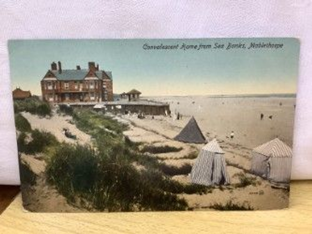 Mablethorpe, Convalescent Home from Sea Banks, Lincolnshire, Valentine&#039;s  vintage postcard. Our Ref No R368 £2.75