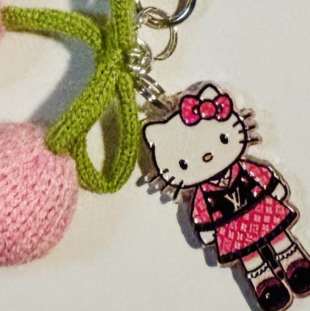 Hello Kitty & Tulips Keychain designer detail 2 designs