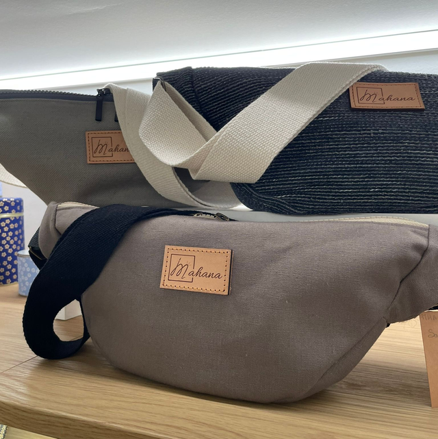 Sac Bahana Tané toile marron 