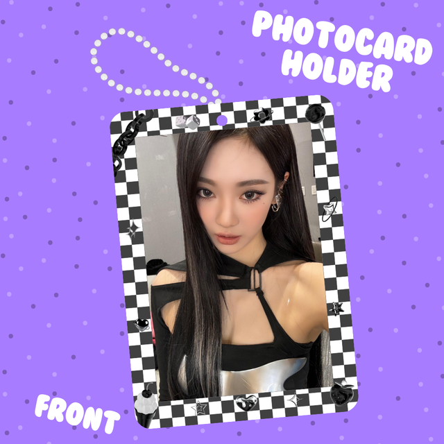 Y2K Checkers Photocard Holder