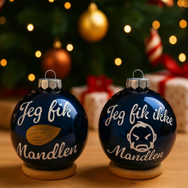 Mandelgave julekugler 