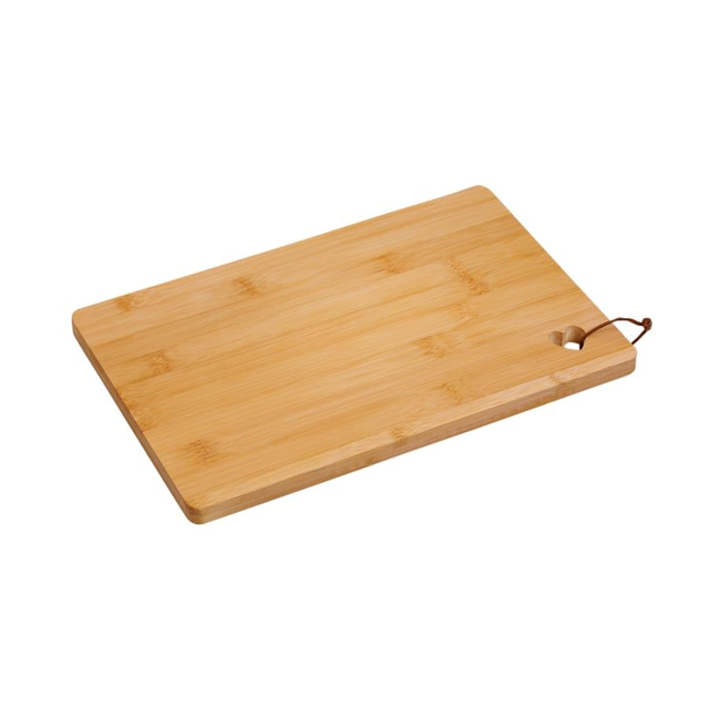 KESPER Bambus Schneidebrett mit Herz-Ausschnitt – Servier- und Schneidebrett 32x21 cm, nachhaltig & dekorativ