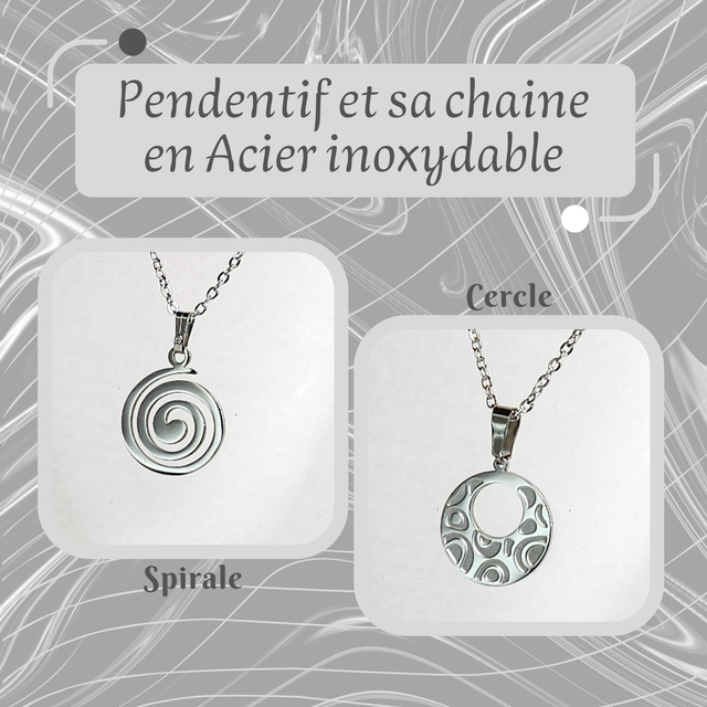 Pendentif S - Thème &quot;Géométrique&quot;