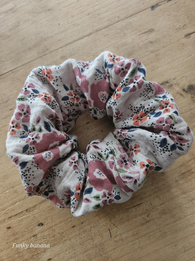 Chouchou Fleurs de Bohème 