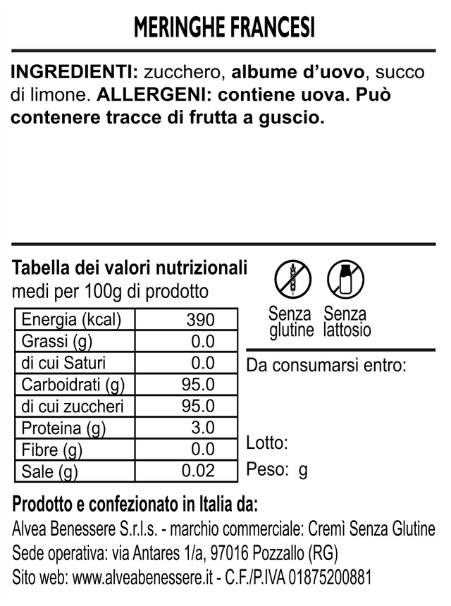 Meringhe Francesi 80g