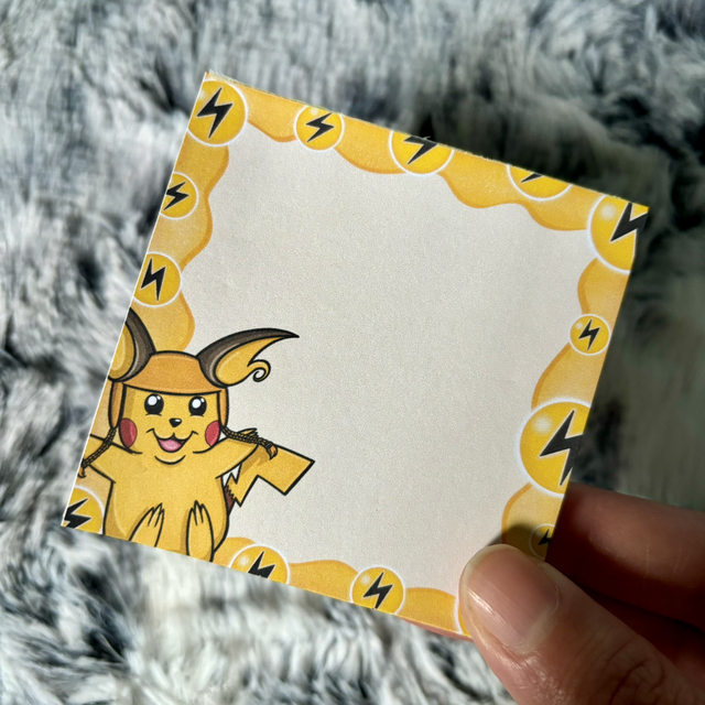 Pikachu Square Notepad