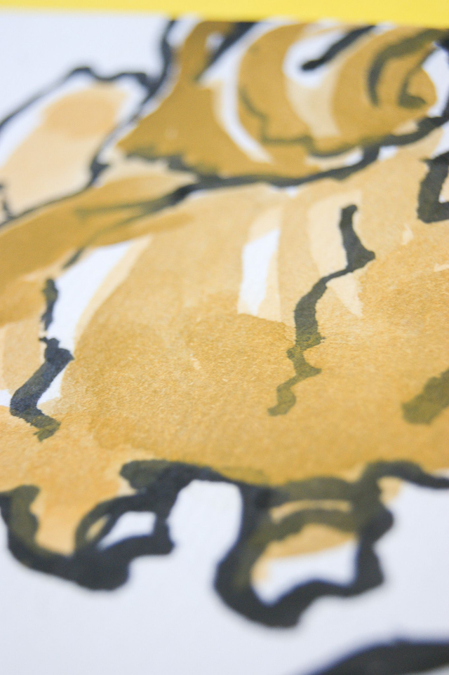 Etegami citron gingembre