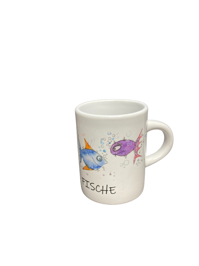 Keramiktasse "Sternzeichen - Fische männlich"