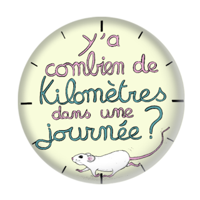 Badge "Y'a combien de kilomètres dans une journée ?"