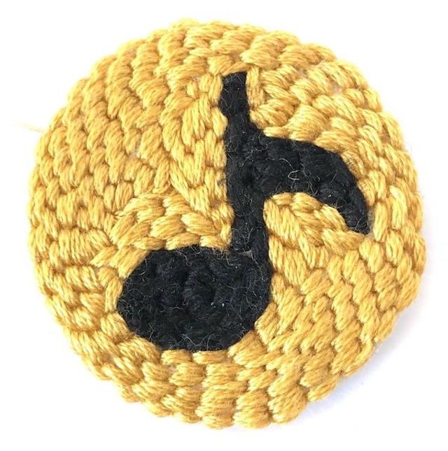 Broche note de musique