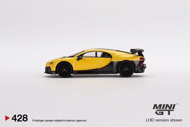 MGT00428 Mini GT 1/64 Bugatti Chiron Pur Sport Yellow (LHD)