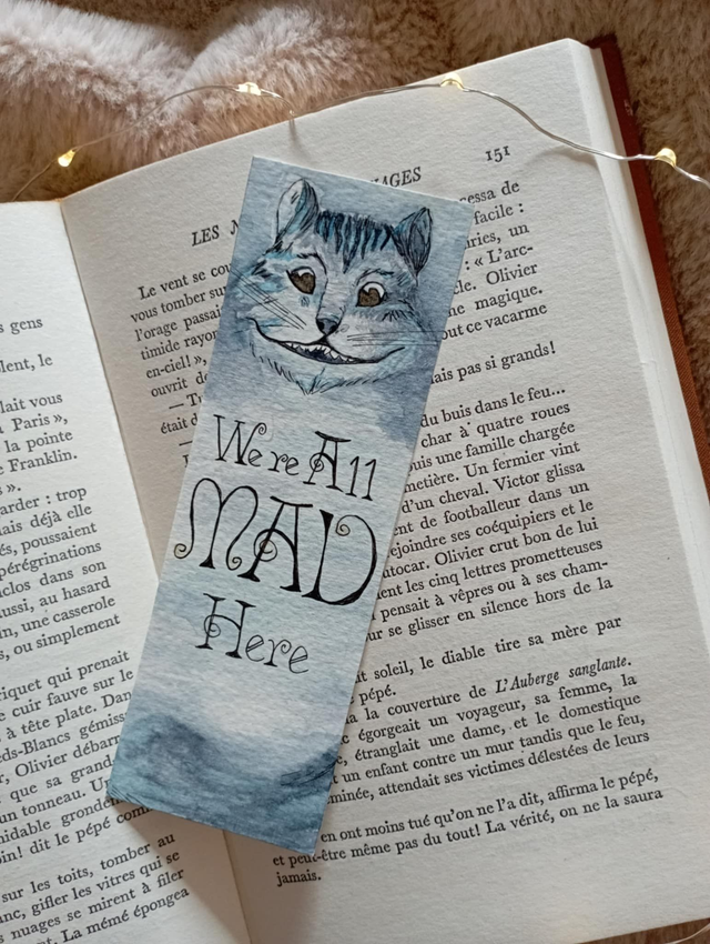 Marque page - Chat Mystérieux