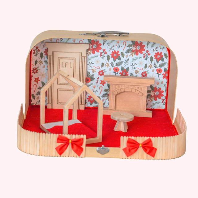 Grande Valise Magique – Format Enneigée - Fleurs