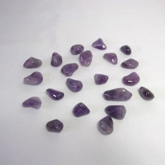 Amethyst tumble stones