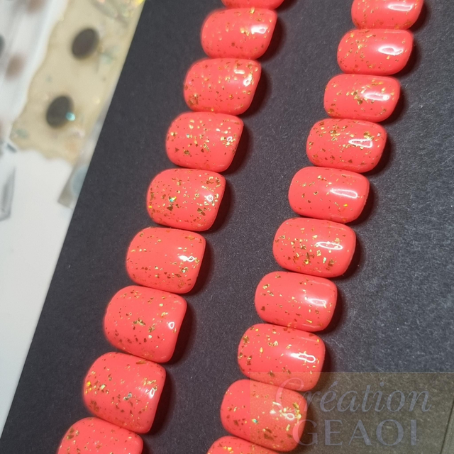 Glitz Corail little carré S