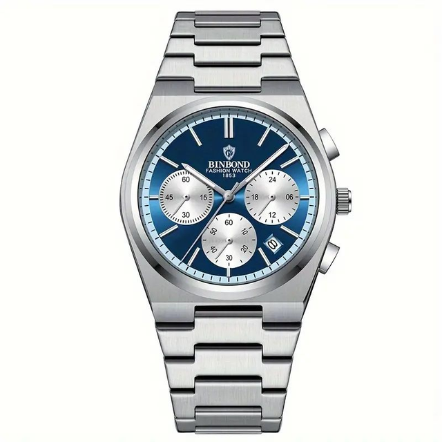 Montre à quartz étanche de style sportif pour homme date chrono étanche