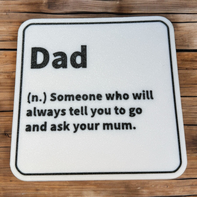 Dad Noun Coaster