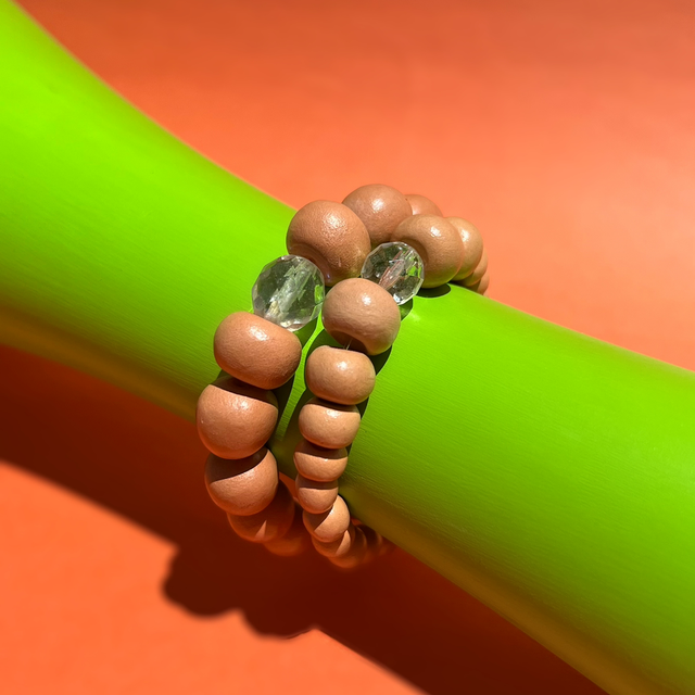 Combo Pulseiras Bolas Cristal — Peças ÚNICAS 