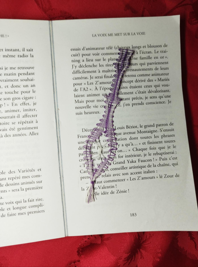 Marque-page Fuseau
