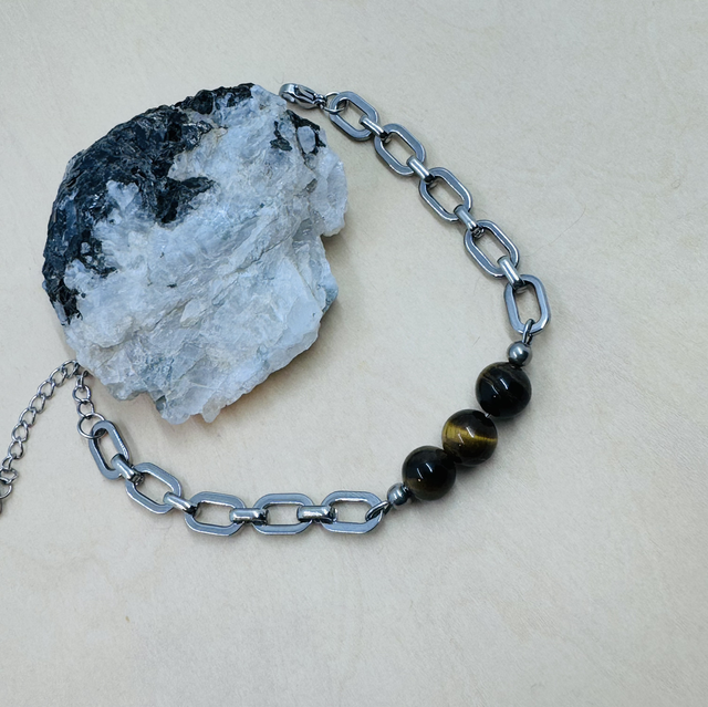 Bracelet CHIMÈRE œil de tigre 