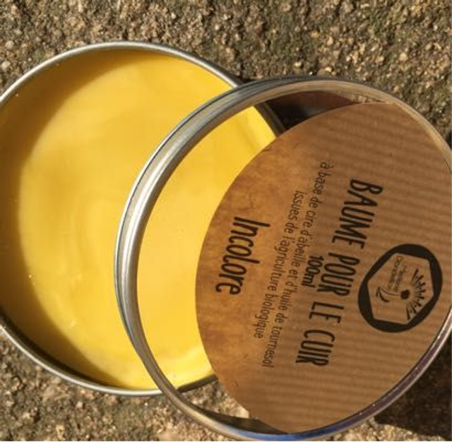 Baume pour le cuir à la cire d'abeille